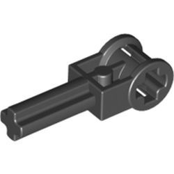 6553-11G Technic Pole Reverser Handle zwart gebruikt *1A069