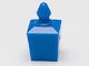 6932b-7 Parfumflesje rond blauw NIEUW *0B0000