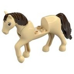 69820c01pb10-2 Paard met beweegbare nek crème NIEUW *0D000