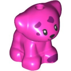 69901pb04-47 Kleine puppy met vlekjes roze, donker NIEUW *0D000