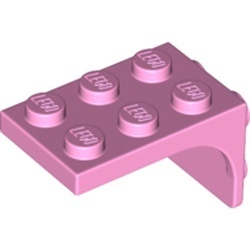69906-104 Verbindingsplaat 3x2 - 2x2 roze, helder NIEUW *5A037
