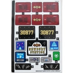 70424stk01 STICKER 70424 Ghost Train Express NIEUW *0S0000