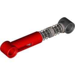 731c04-5 Technic Schokbreker 6.5L, HARDE VEER rood NIEUW *5K500