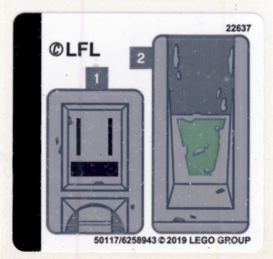 75261stk01 STICKER Scout Walker NIEUW *0S0000