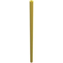 75c11-3G Slang star 3mm doorsnede, 11 noppen lengte (8,8 cm) geel gebruikt *5D0000