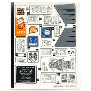 76269stk02 STICKER 76269stk02 Avengers Tower sticker 2 NIEUW *0S0000