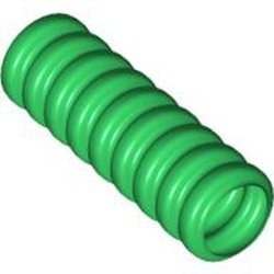 78c03-6G Slang geribbeld lengte 3 noppen groen gebruikt *5D0000