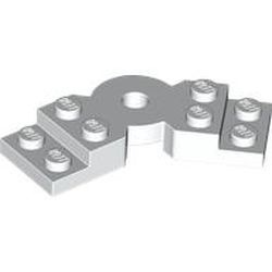 79846-1 Platte plaat 2x6x2/3 wit NIEUW *5C017