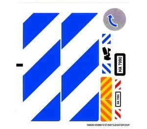 7990stk01 STICKER 7990 Cementmixer NIEUW *0S0000