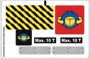 7992stk01 STICKER 7992 Containerlader NIEUW *0S0000