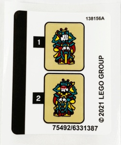 80106stk01 STICKER 80106 Story of Nian NIEUW *0S0000