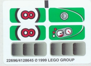 8236stk01 STICKER 8236 Bike Burner NIEUW *0S0000
