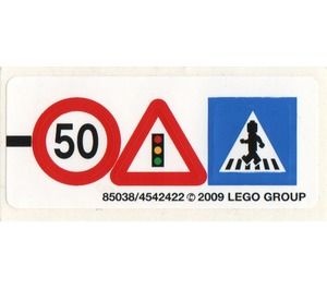 8401stk01 STICKER 8401 City Minifiguren NIEUW *0S0000