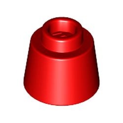 85975-5 Kegel 1,17x1,17x 2/3 (Fez) rood NIEUW *1B087