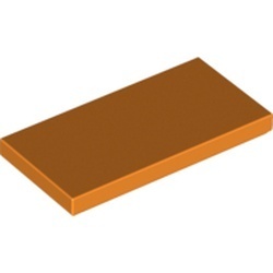 87079-4 Tegel 2x4 oranje NIEUW *1B136