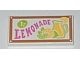 87079pb0156-1 Tegel 2x4 opdruk LEMONADE wit NIEUW *0K000