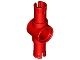 87082-5 Pin lang met frictie MET CENTRAAL GAT rood NIEUW *1A068