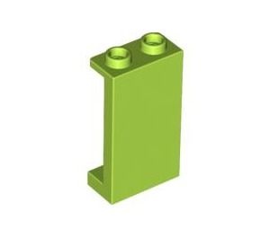 87544-34 Paneel 1x2x3 met kleine zijschotjes lime NIEUW *1B025
