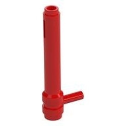 87617-5 Cylinder 1x5 1/2 met hendel rood NIEUW *
