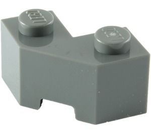 87620-85 Steen 2x2 facet grijs, donker (blauwachtig) NIEUW *1B014