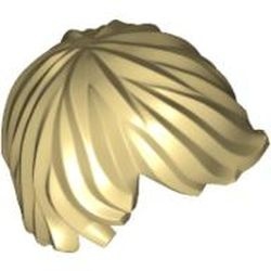 87991-2 Haren- man gekruld met zijstuk crème NIEUW *0L0000