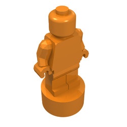 90398-4 Trofee/Ministandbeeld (Minifig) oranje NIEUW *0B0000