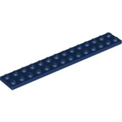 91988-63 Platte plaat 2x14 blauw, donker NIEUW *5K0000