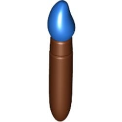 93552pb06-88 Penseel BLAUWE kop bruin, roodachtig NIEUW *0D0000