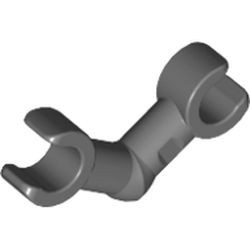 93609-85 Skeletarm gebogen met horizontale grip grijs, donker (blauwachtig) NIEUW *0W002