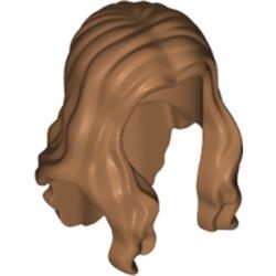 95225-150 Haar vrouw, lang met golf caramel, midden NIEUW *0L0000