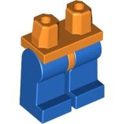 970c07-4 Benen blauw, heupen oranje oranje NIEUW *2B000