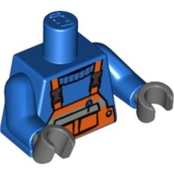 973px437c01-7 Torso, overall met pen in zak blauw NIEUW *0B0000
