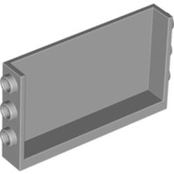 98280-86 Paneel 1x6x3 met noppen aan zijkanten grijs, licht (blauwachtig) NIEUW *