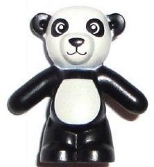 98382pb003-11 Teddybeer/Panda (voorpoten naar beneden) zwart NIEUW *0D000