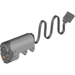 99498c01-86G Motor 9V Power Functions Servo grijs, licht (blauwachtig) gebruikt *5D0000