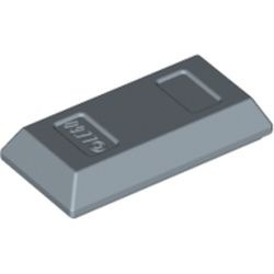 99563-55 Steen vorm goudbaar blauw, zandkleurig NIEUW *1B052