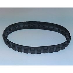 bb0661-11G Rupsband medium 28 secties zwart gebruikt *5W000