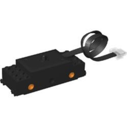 bb0896c01-11 Treinmotor 9 volt systeem (RC POWERED UP!)) ZONDERas wielen MET Power Up aansluiting (PAKKETPOST) zwart NIEUW *5D0000