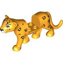 bb1256pb02-110 Panter met 2x2 uitsnede oranje, lichthelder NIEUW *0D000