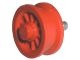 bb19-5G Wiel met spaken klein zonder band rood gebruikt *5W000