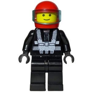 bk001G Blacktron racer gebruikt *0M0000