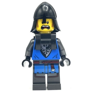 cas574 Ridder, Zwarte Valk met zwarte helm met backpack NIEUW *