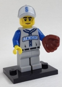 col10-13 Baseball veldspeler met voetstuk NIEUW *0M0000 - Img 2