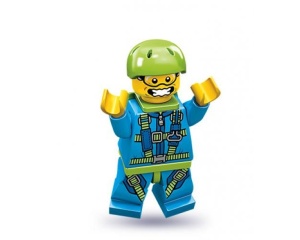 col10-6 MFG PROMOTOESky-diver met voetstuk NIEUW *0M0000