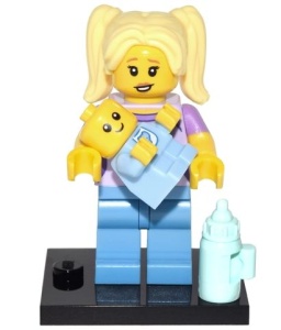 col16-16 Babysitster met baby, fles en standaard NIEUW *0M0000 - Img 2