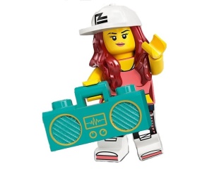 col20-2 Breakdancer met radio en standaard NIEUW *0M0000