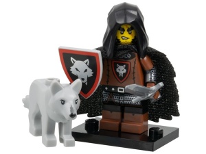 col27-2 Wolfpack Beastmaster met zwaard, schild, standaard en wolf *