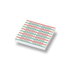 CUS1108 Tegel 2x2 Inpakpapier Merry Christmas wit NIEUW *0A002