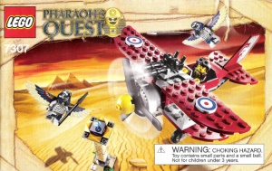 INS7307 7307 BOUWBESCHRIJVING- Flying Mummy Attack NIEUW *