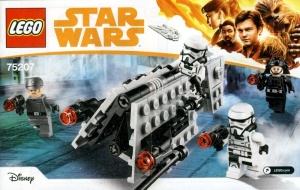 INS75207-G 75207 BOUWBESCHRIJVING- Imperial Patrol Battle Pack gebruikt *LOC RBSW